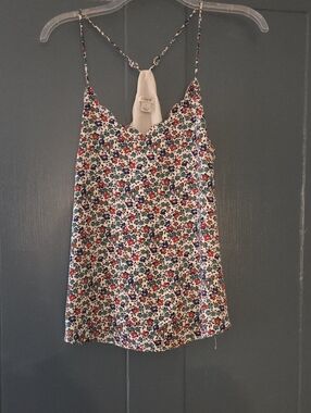 J.Crew Factory Scallop Liberty Print Tank Top Size 0